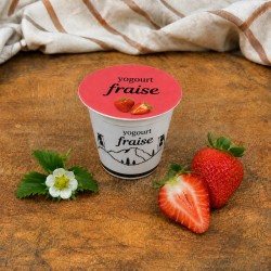 Yogourt au lait de vache Fraise