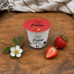Yogourt au lait de brebis Fraise