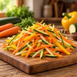 Julienne de légumes
